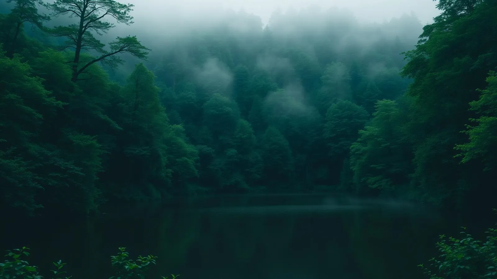 Fundo floresta ervanária