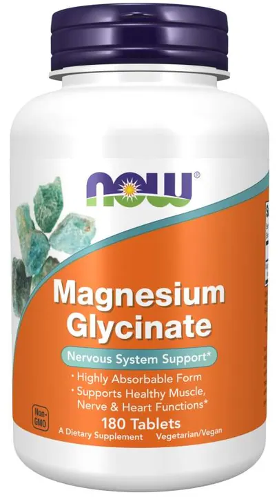 Magnesium Glycinate 2000mg 180caps NOW c