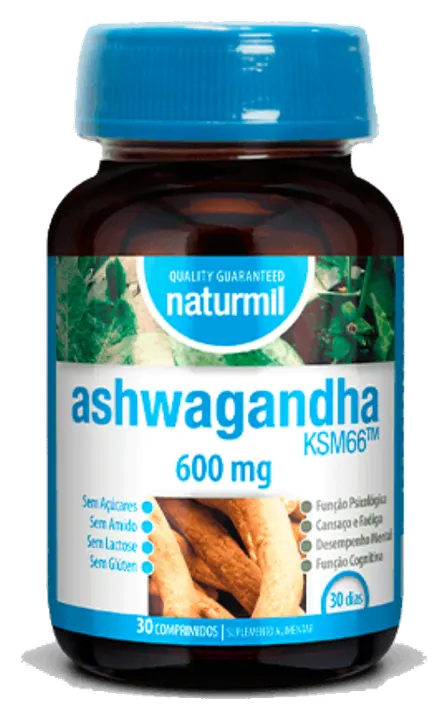 Ashwagandha KSM66 600mg 30comp Naturmil