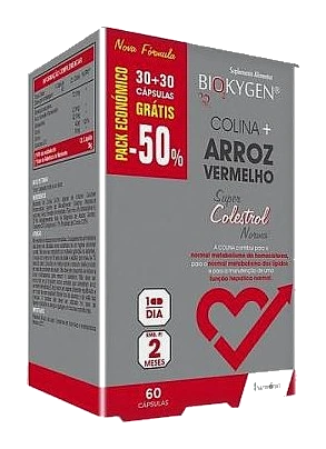 Colina + Arroz Vermelhocaps Biokygen