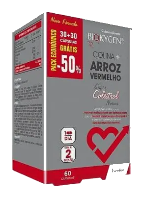Colina + Arroz Vermelhocaps Biokygen