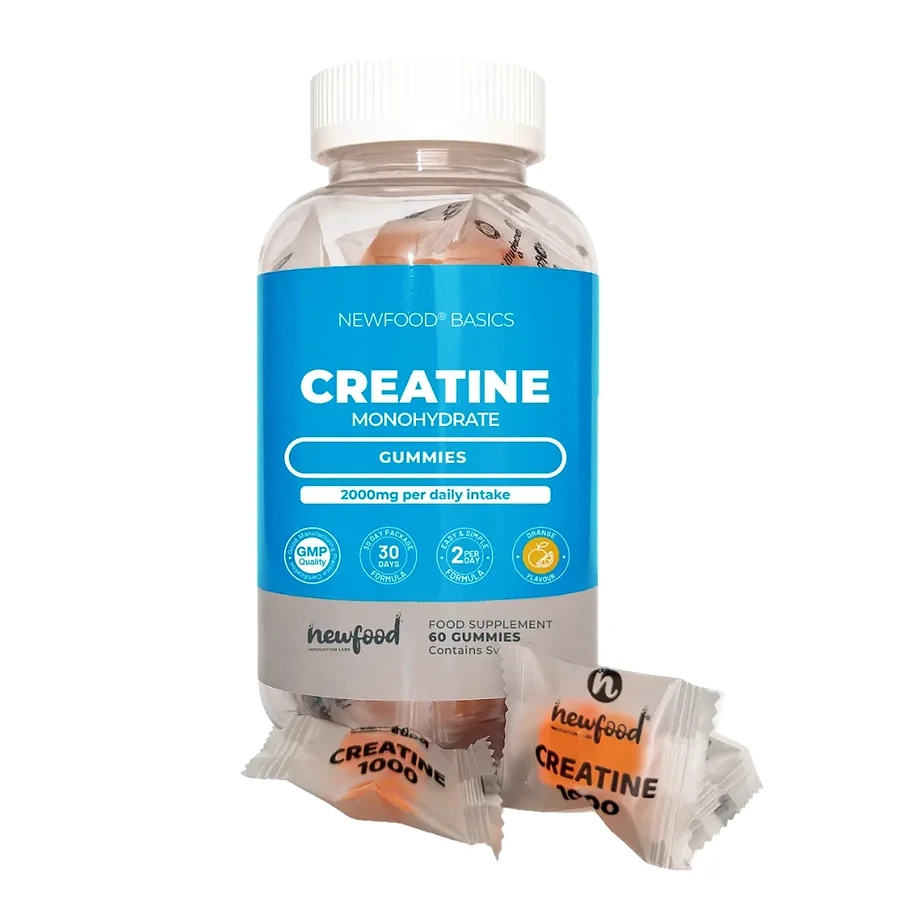 Creatina Monohidrata de 60 Gummies Newfood