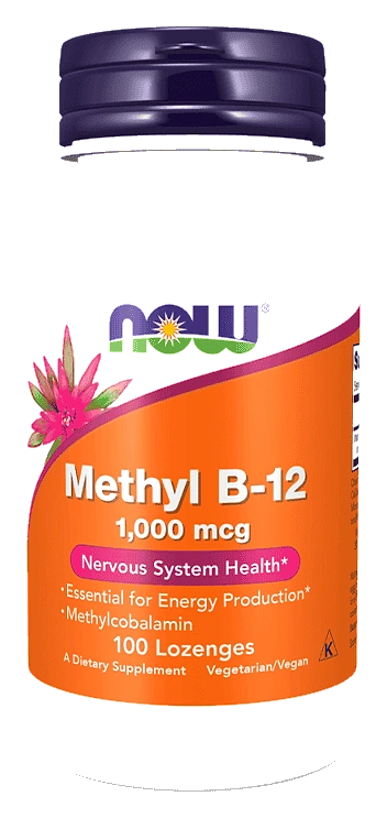 B12 Methyl 1000mcg 100 Losangos Mastigaveis Now c