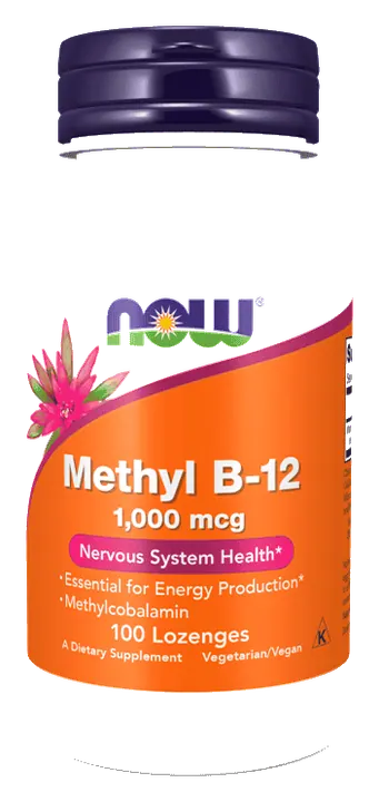 B12 Methyl 1000mcg 100 Losangos Mastigaveis Now c