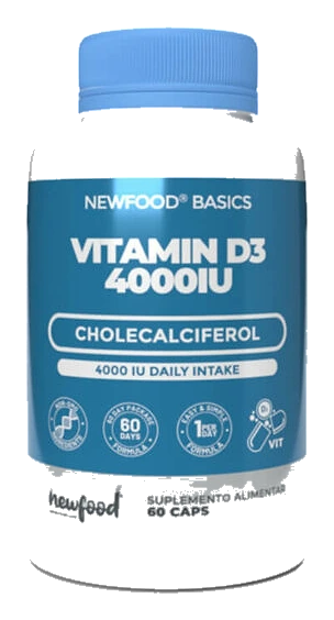 Vitamina D3 4000UI 60caps NewFood